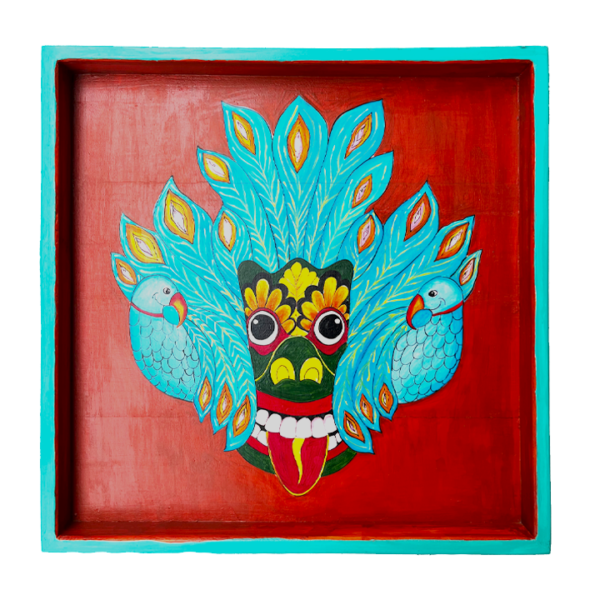 HAPPY YAKA - HAND PAINTED TRAY