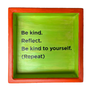 BE KIND – HAND PAINTED TRAY - Image 3