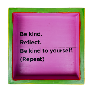 BE KIND – HAND PAINTED TRAY - Image 4