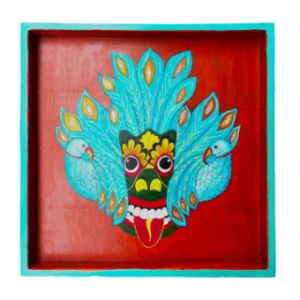 Happy Yaka Handpainted Tray